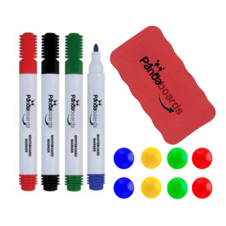 Magnetische Whiteboard 60x45 / 45x60 cm im Aluminiumrahmen WA1