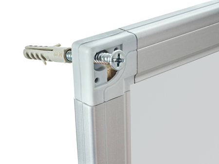 Magnetische Whiteboard 100x100 / 100x100 cm im Aluminiumrahmen WA1