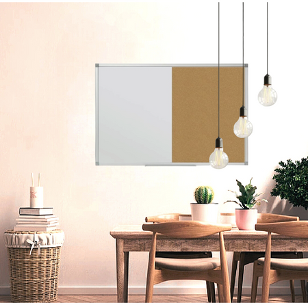 Tablica biała suchościeralna magnetyczna w ramie aluminiowej "1"