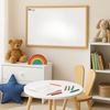 Tablica biała suchościeralna magnetyczna w ramie drewnianej 