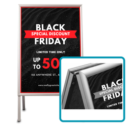 Potykacz 32 mm - plecy z blachy, narożniki zaokrąglone