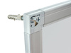 Magnetische Whiteboard 60x45 / 45x60 cm im Aluminiumrahmen WA1