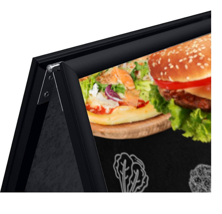 Potykacz 32 mm - plecy z blachy, narożniki zaokrąglone