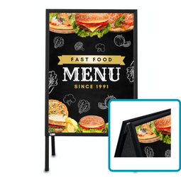 Potykacz 32 mm - plecy z blachy, narożniki zaokrąglone