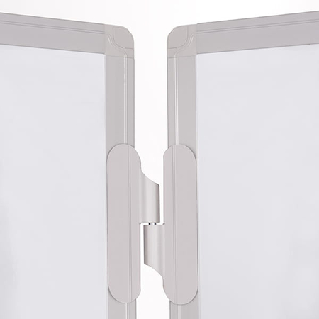 Tablica rozkładana Tryptyk biała CERAMICZNA