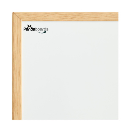 Tablica biała suchościeralna magnetyczna w ramie drewnianej